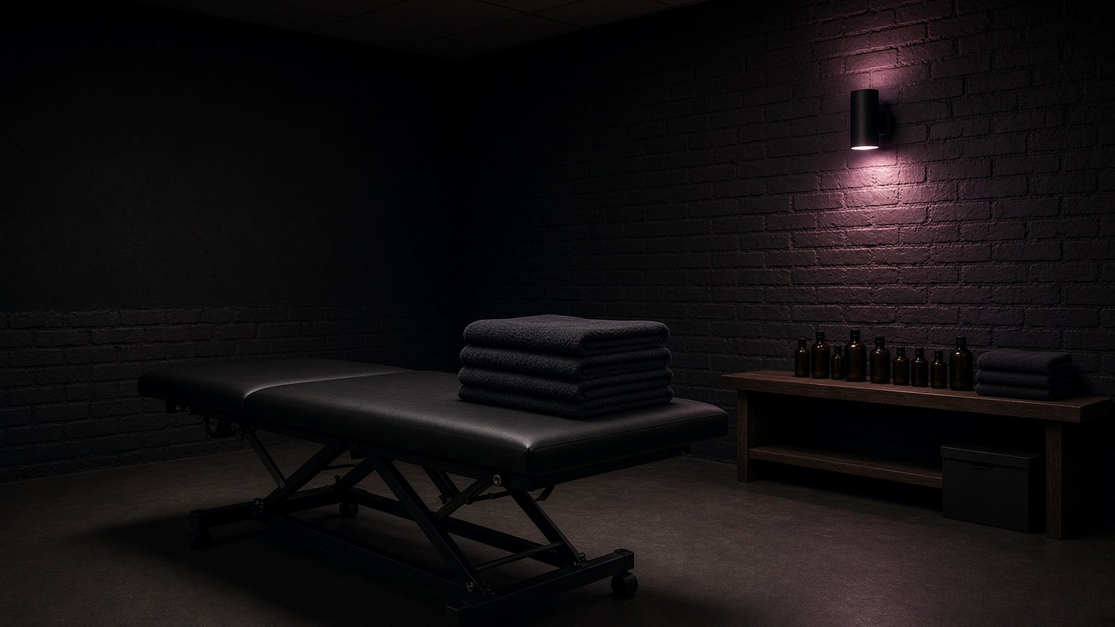 Treatment room at JB Sports Massage Therapy